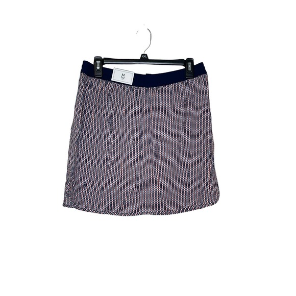 Gap Women's Skirt Retro Look Geo Print Drawstring Short Stretch White Medium NWT - Picture 8 of 8